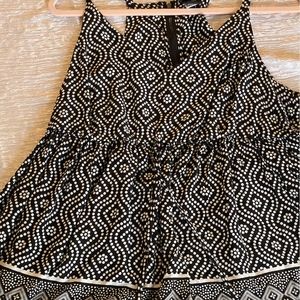 NWOT Medallion Print Babydoll Cami